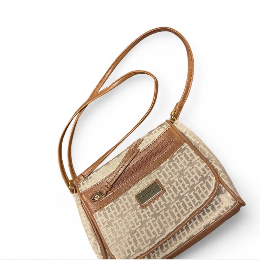 Tommy Hilfiger Tan and Cream Women's Bag